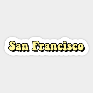 San Francisco Yella Sticker